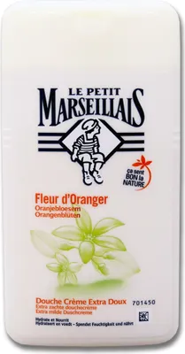 Image de Le Petit Marseillais Crème de douche Fleur d'Oranger, 250 ml