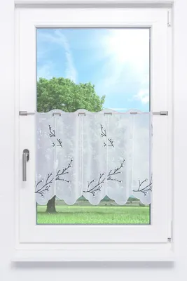 Produktbild von Scheibengardine von Lysel - Alisar  (Bx H) 224cm * 45cm weiß/Weiß