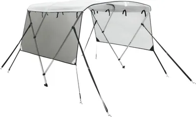 Zdjęcie produktu dla vidaXL 3-Bow Bimini-Top z bocznymi panelami z siatki 183x(137-152)x137 cm