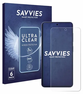 Produktbild von 6x Für Samsung Galaxy S26 Schutzfolie Savvies Displayschutz Display Schutz Folie Klar Transparent