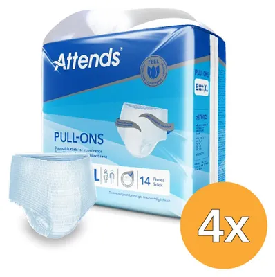Productafbeelding van 4x Attends Pull-ons 8 X-Large (14 stuks)