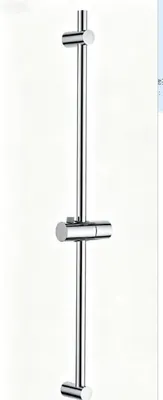 Edelstahl-Douchestange 75 cm mit Duschkopfhalter, verstellbar