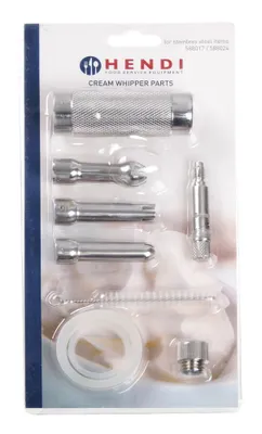 Immagine prodotto di HENDI set di ricambi per dispenser di panna, Linea Cucina, Linea Cucina, 120x30x(H)240mm