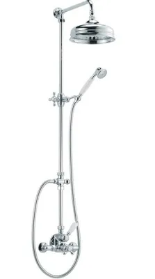 Obrázok produktu pre Sprchový systém s termostatickou batériou Duschmaster Schulte Rain Retro D9646 02
