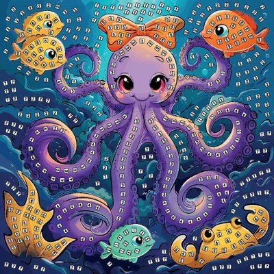Produktbild von Schaumstoffmosaik Oktopus Spaß&Freude