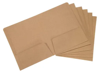 Obrázek produktu pro Sada 6 hnědých obálek formátu A5 z kraftpapíru