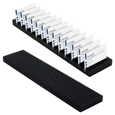 Immagine prodotto di Solidchoice - Portabadge in legno con 40 slot