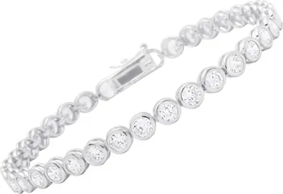 Produktbild von Zierliches Silberarmband mit Zirkoniasteinen SB0040