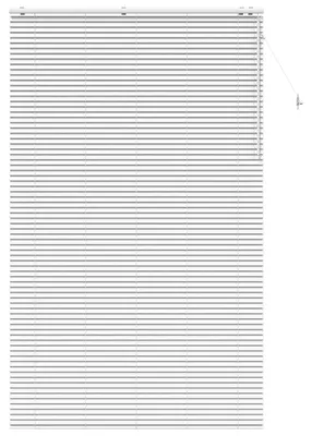 Immagine prodotto di vidaXL Tende veneziane bianche, 160 x 250 cm, barra da 35 mm