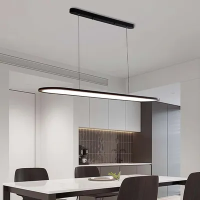 Obrázek produktu pro Designová stropní svítidla - Designová závěsná svítidla - IP20 - Černé pouzdro - 24 Watt - 3000 Lumen - 4000K