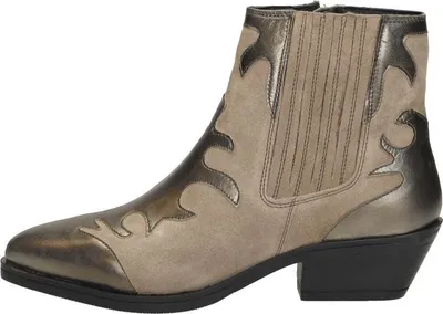 Image de Maruti Tessy  Enkellaarsjes Hak - Taupe - Maat 38