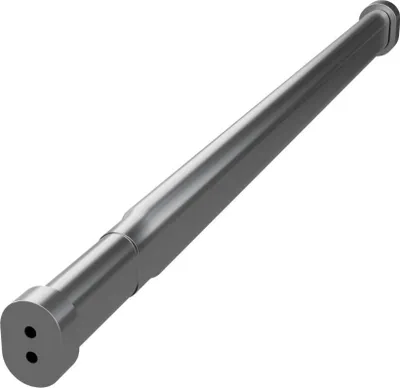 Produktbild von Edelstahl Schrankrohr ausziehbar 41- 130 cm Teleskopstange Kleiderstange 41 - 60cm