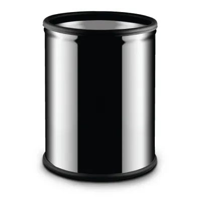 Image de Corbeille à papier en inox Alda Poubelle 18L Poubelle 608
