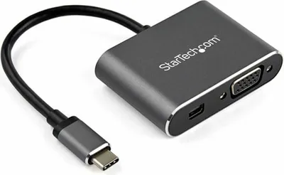 Obrázek produktu pro StarTech.com CDP2MDPVGA, USB typu C, 1, VGA (D-Sub) výstup, 3840 x 2160 px