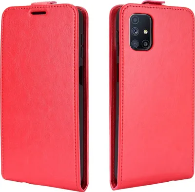 Produktbild von Mobigear  Samsung Galaxy M51 Hülle Flipcase - Rot