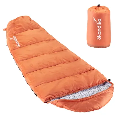 Produktbild von Skandika Vegas Junior Kinderschlafsack | Outdoor Camping Schlafsack für Kinder, weiches Innenfutter, kuschelig weich, wasserabweisend, Komfortbereich