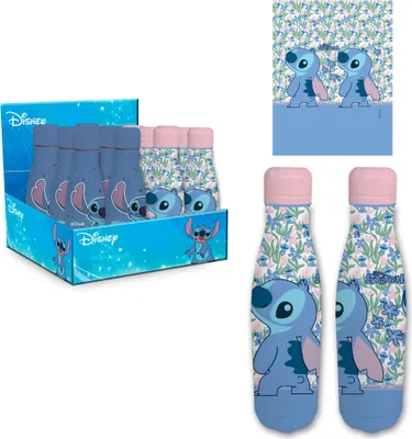 Produktbild von Stitch Water Bottle Rosa  Stitch Wasserflasche | Trinkflasche   500ml
