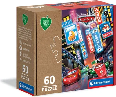 Produktbild von Clementoni 26999 - Cars - 60 Teile Puzzle - Play for Future