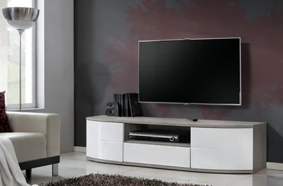 Produktbild von Fernsehtisch OLHA 1 – Eiche San Remo / weiß