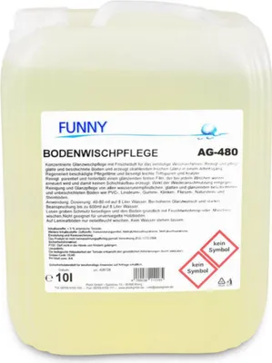 Produktbild von Bodenwischpflege Funny - 2 x 10 L Kanister - Bodenreiniger Konzentrat