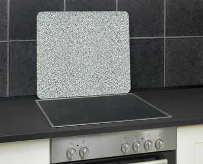 Produktbild von WENKO Multi-Platte Mod. Granit, Spritzschutz, Herdblende, Schneidbrett