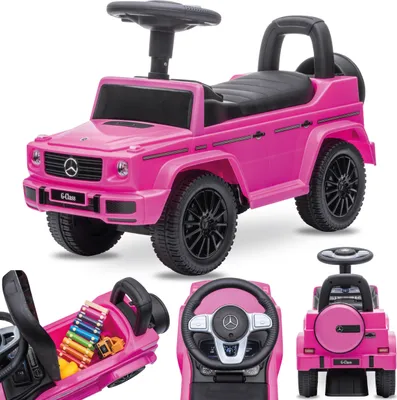 Produktbild von Posuvné auto Posuvné vozidlo Dětská hračka od 1 roku Mercedes Benz G350d růžová