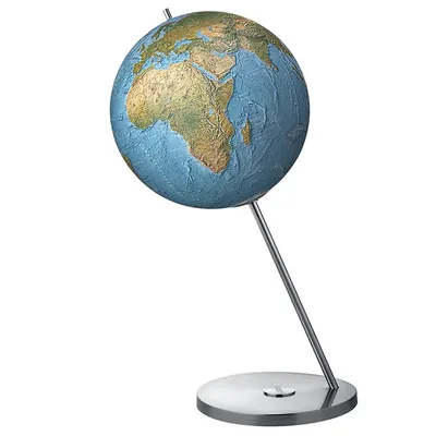 Produktbild von Columbus Magnum DUORAMA Standglobus Großglobus beleuchtet D 60 cm PE, Edelstahl
