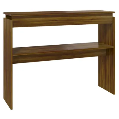 Obrázok produktu pre vidaXL Konzolový stôl Brown Oak Optics 102x30x80 cm Materiál dreva