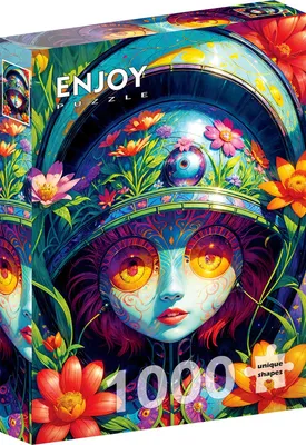 Obrázok produktu pre Puzzle 1000 dielov Enjoy – Kvetinová bojovníčka