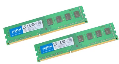Produktbild von Crucial 8Gb 2x 4GB DDR3 1600L MHz 240Pin 1,35V  Ram Speicher PC CT51264BA160B