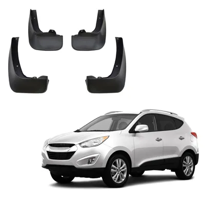 Produktbild von J&J AUTOMOTIVE | Schmutzfänger 4er Set vorne + hinten für Hyundai Tucson 2010-2015