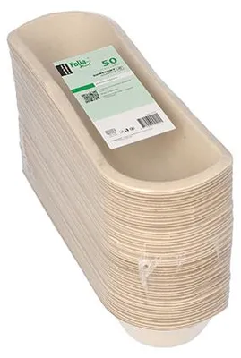 Produktbild von Snacktrays Zuckerrohr 3,3 cm x 7,1 cm x 21 cm natur