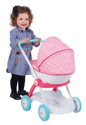Image de Poussette pour poupées Smoby Disney Princess avec capote