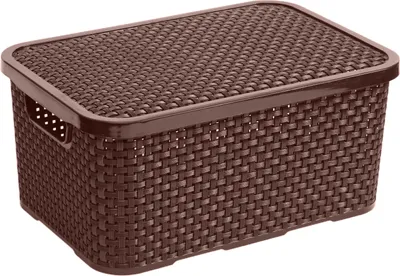 Immagine prodotto di Branq Cestino in rattan 7l - antracite