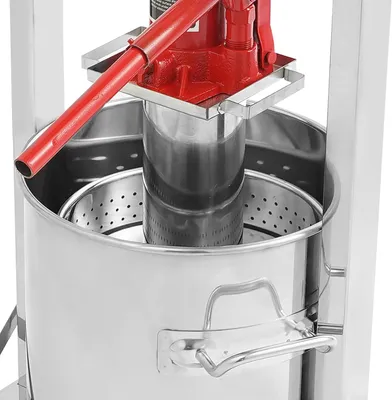 Image de Presse hydraulique pour fruits - Presse à vin - Presse à pommes - Centrifugeuse à jus mécanique - Presse à raisins - Capacité de pressage : 3 tonnes