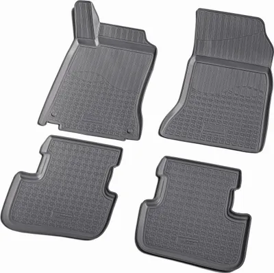 Produktbild von 3D Gummi Fussmatten für MERCEDES GLA | Typ X156 | BJ ab 2013 | passgenau + Rand