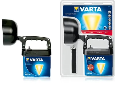 Produktbild von Varta 18660101421 - Hand-Blinklicht - Schwarz - Blau - LED - 4 W - 190 lm - 430 m