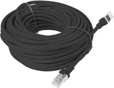 Obrázek produktu pro Lanberg PCU6-10CC-1500-BK, 15 m, Cat6, U/UTP (UTP), RJ-45, RJ-45, Černá