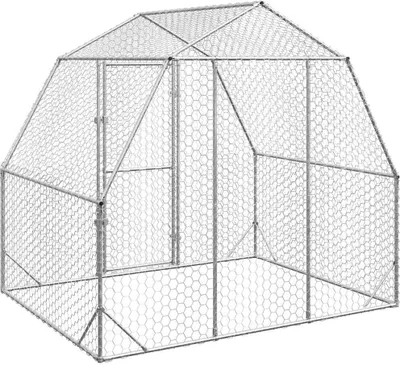 Obrázok produktu pre vidaXL Kurník 2,5x2x2,25 m Pozinkovaná oceľ