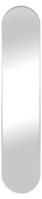 Immagine prodotto di Specchio Hennetved ovale da parete in alluminio argento 35×170 cm