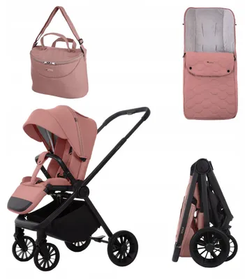 Produktbild von BabyLux SCALE Kinderwagen, leichter, faltbarer Stadtkinderwagen, Schlafsack