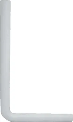Produktbild von tecuro Spülbogen für WC-Spülkasten - PVC weiß Höhe: 650 mm x Länge: 350 mm