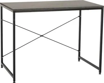 Produktbild von Kondela Schreibtisch Mellora 90 - Beton / Schwarz