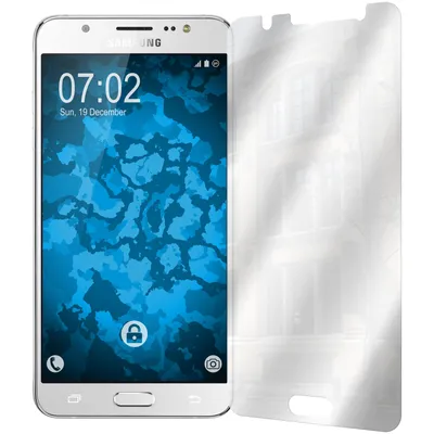 Produktbild von 4er-Pack PhoneNatic Displayschutzfolien verspiegelt  kompatibel mit Samsung Galaxy J5 (2016) J510