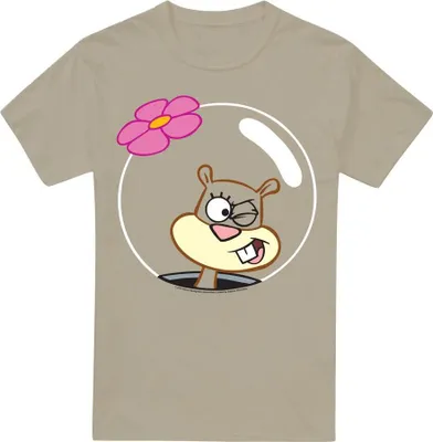 Immagine prodotto di SpongeBob SquarePants - Maglietta "Wink" da uomo TV6664 (XL) (Sabbia)