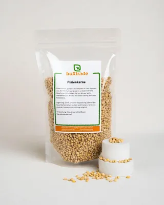 Produktbild von 1 kg Pinienkerne | Grade A1 | verfeinern pflanzlich fein & aromatisch