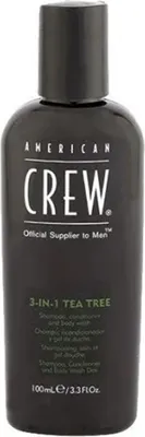 Zdjęcie produktu dla American Crew 3w1 Tea Tree szampon, odżywka i płyn do mycia ciała 100ml