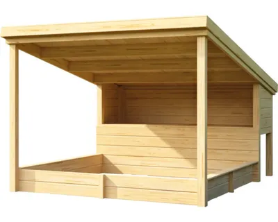 Produktbild von Kinderspielhaus Outdoor Life PIPPI 2 208,6x297,1 cm natur