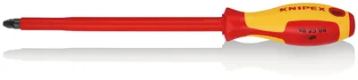 Image de Knipex tournevis cruciforme PZD 04 longueur de lame 200mm Ges-L320mm bruni 2K-Hüllen - 98 25 04