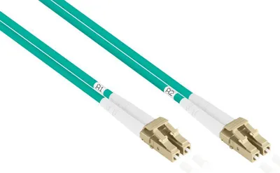 Produktbild von LWL Duplex Patchkabel OM3 Panzerkabel LC/LC 20m Stahlarmiert
